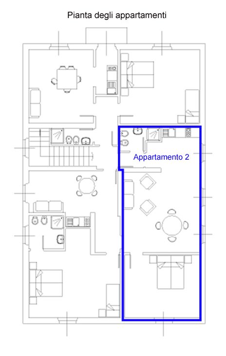 Plan de l'appartement n.2