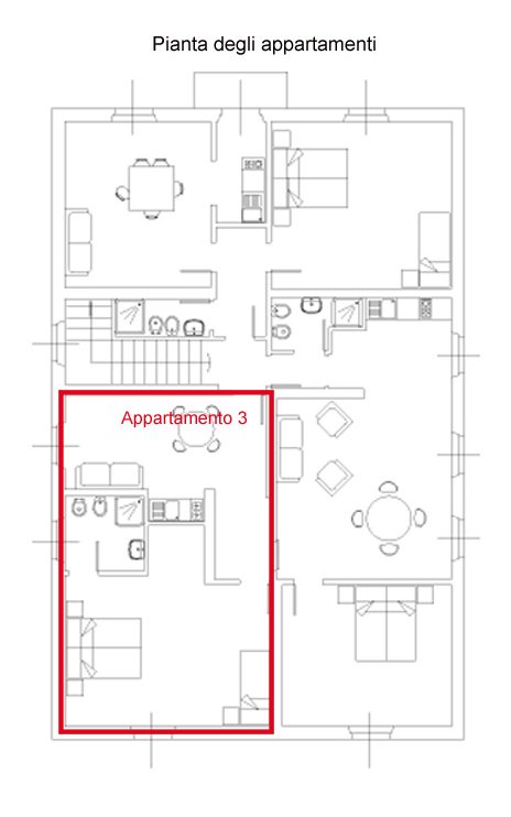 Plan de l'appartement n.3